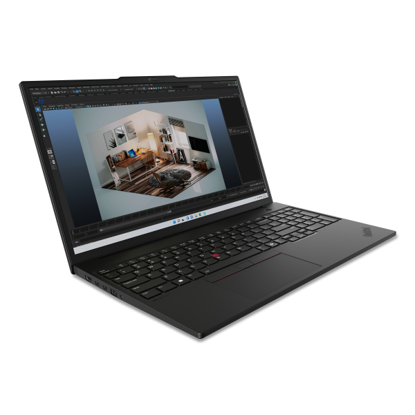 Lenovo ThinkPad P16s Gen 3 (Intel) Intel Core Ultra 9 185H Mobiel werkstation 40,6 cm (16") WUXGA 64 GB DDR5-SDRAM 1 TB SSD Wi-Fi 6E (802.11ax) Windows 11 Pro  Zwart - Afbeelding 3
