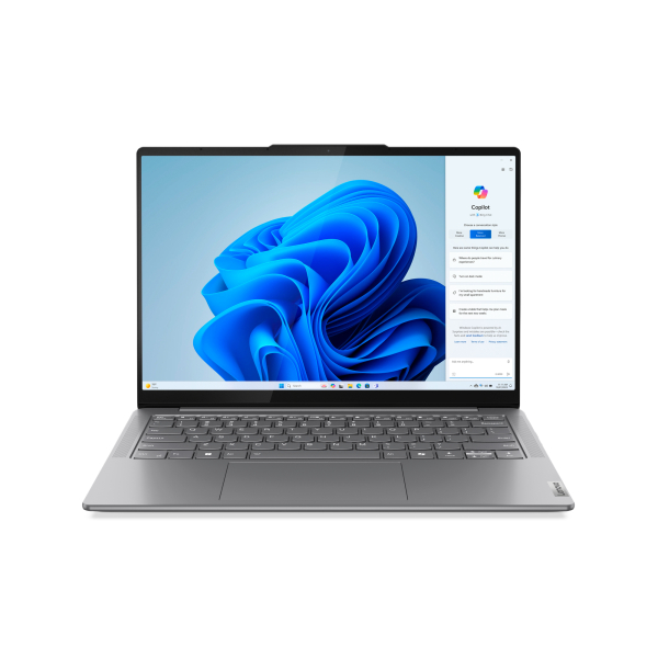 Lenovo Yoga Slim 7 14IMH9 Intel Core Ultra 7 155H Laptop 35,6 cm (14") WUXGA 32 GB LPDDR5x-SDRAM 1 TB SSD Wi-Fi 6E (802.11ax) Windows 11 Home Duits Grijs
