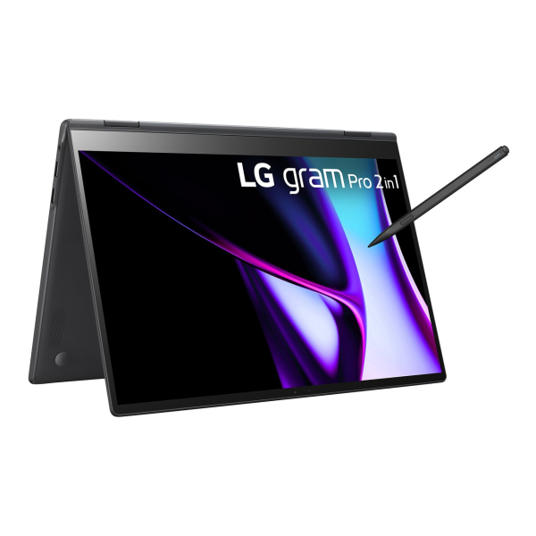 LG Gram Pro 16T90SP Intel Core Ultra 7 155H Hybride (2-in-1) 40,6 cm (16") Touchscreen WQXGA+ 16 GB LPDDR5x-SDRAM 1 TB SSD Wi-Fi 6E (802.11ax) Windows 11 Pro Zwart - Afbeelding 7