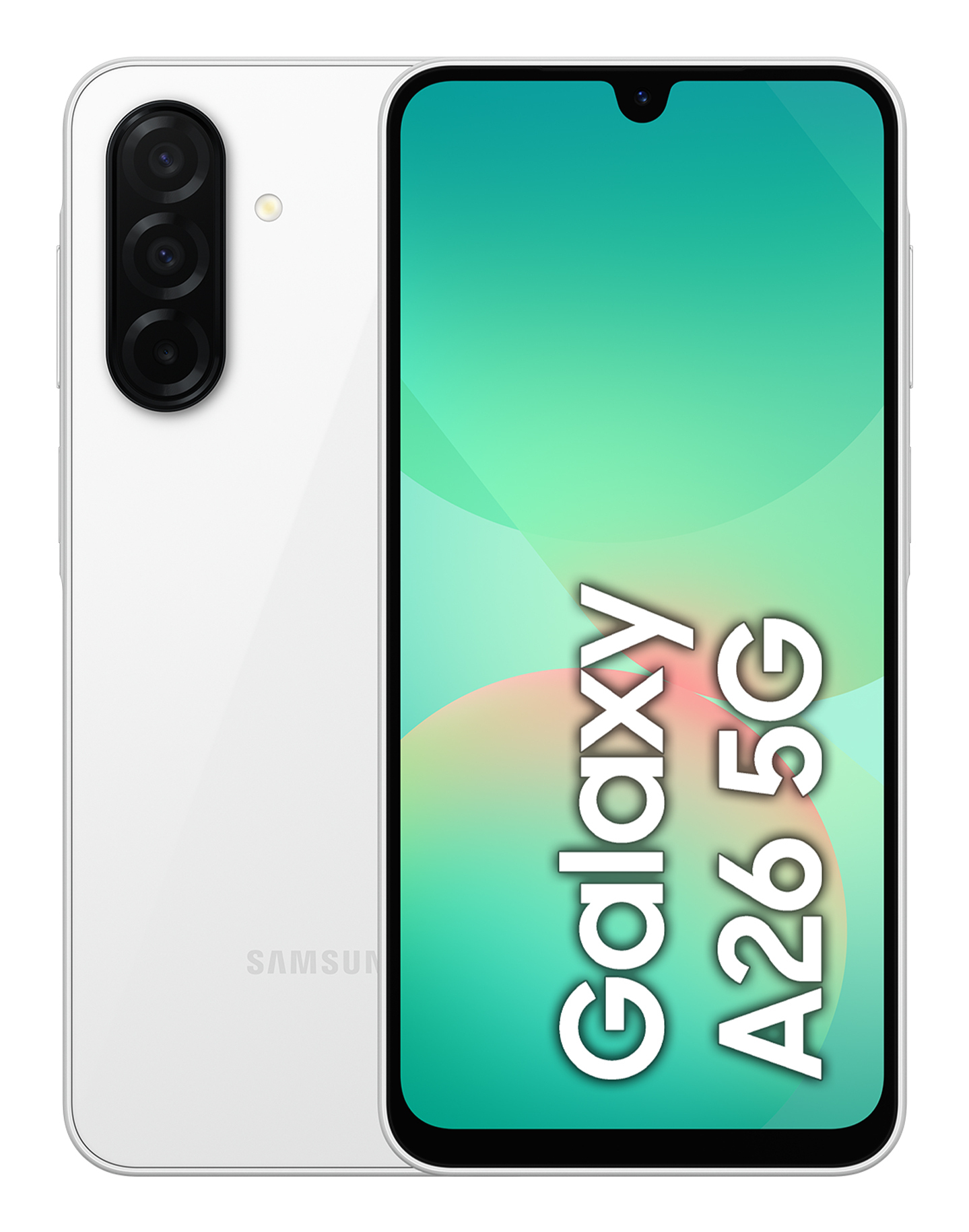 Samsung Galaxy A26 17 cm (6.7") Hybride Dual SIM Android 15 5G USB Type-C 6 GB 128 GB 5000 mAh Wit afbeelding