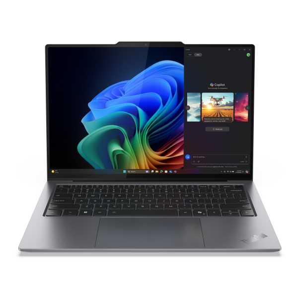 Lenovo ThinkPad X9-14 Gen 1 Copilot+ PC Intel Core Ultra 7 258V Laptop 35,6 cm (14") 2.8K 32 GB LPDDR5x-SDRAM 1 TB SSD Wi-Fi 7 (802.11be) Windows 11 Pro Engels Grijs