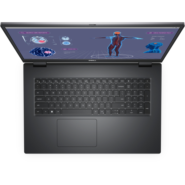 DELL Precision 7780 Intel® Core™ i7 i7-13850HX Mobiel werkstation 43,9 cm (17.3") Full HD 32 GB DDR5-SDRAM 1 TB SSD NVIDIA RTX 3500 Ada Wi-Fi 6E (802.11ax) Windows 11 Pro Duits Grijs - Afbeelding 4