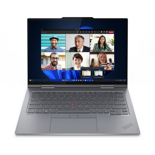 Lenovo ThinkPad X1 2-in-1 Gen 9 Intel Core Ultra 5 125U Hybride (2-in-1) 35,6 cm (14") Touchscreen WUXGA 32 GB LPDDR5x-SDRAM 1 TB SSD Wi-Fi 6E (802.11ax) Windows 11 Pro Duits Grijs
