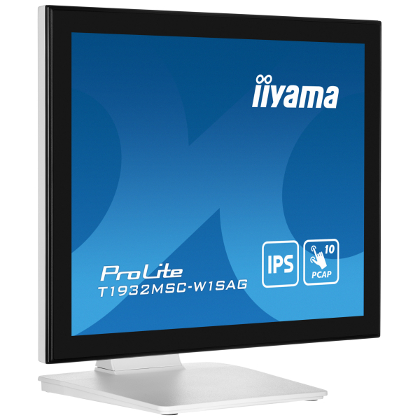 iiyama ProLite T1932MSC-W1SAG computer monitor 48,3 cm (19") 1280 x 1024 Pixels Full HD LED Touchscreen Tafelblad Wit - Afbeelding 3