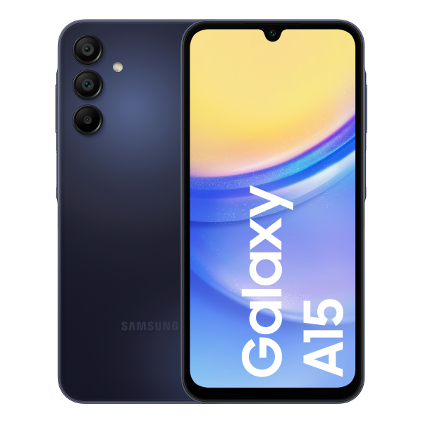 Samsung Galaxy A15 16,5 cm (6.5") Hybride Dual SIM Android 14 4G USB Type-C 4 GB 128 GB 5000 mAh Zwart, Blauw
