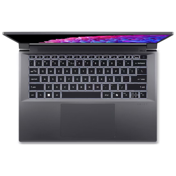 Acer Swift SFX14-72G-7208 Intel Core Ultra 7 155H Laptop 36,8 cm (14.5") 2.8K 16 GB LPDDR5x-SDRAM 1 TB SSD NVIDIA GeForce RTX 4060 Wi-Fi 6E (802.11ax) Windows 11 Home Grijs - Afbeelding 3