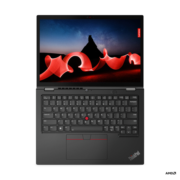 Lenovo ThinkPad L13 Yoga Gen 4 (AMD) AMD Ryzen™ 5 PRO 7530U Hybride (2-in-1) 33,8 cm (13.3") Touchscreen WUXGA 16 GB DDR4-SDRAM 512 GB SSD Wi-Fi 6E (802.11ax) Windows 11 Pro Duits Zwart - Afbeelding 9