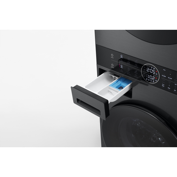 LG WT1210BBF Was-droogcombinatie Vrijstaand Voorbelading Zwart A - Afbeelding 4
