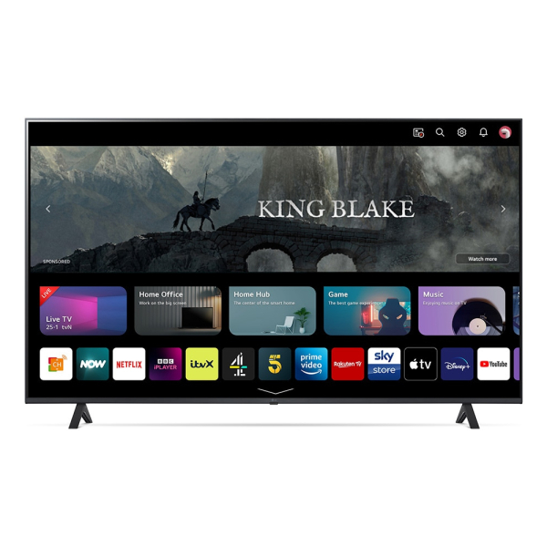 LG 65UR78006LK 65" | Ultra HD 4K LED Smart TV | WebOS 23 | α5 AI Processor Gen6 | HDR10 | Bluetooth & Wifi | 50Hz - Afbeelding 3