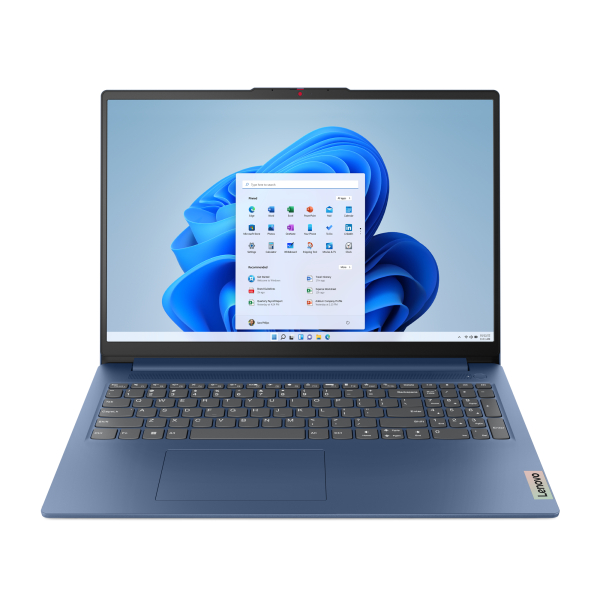 Lenovo IdeaPad Slim 3 16IAH8 Intel® Core™ i5 i5-12450H Laptop 40,6 cm (16") WUXGA 16 GB LPDDR5-SDRAM 1 TB SSD Wi-Fi 6 (802.11ax) Duits Blauw