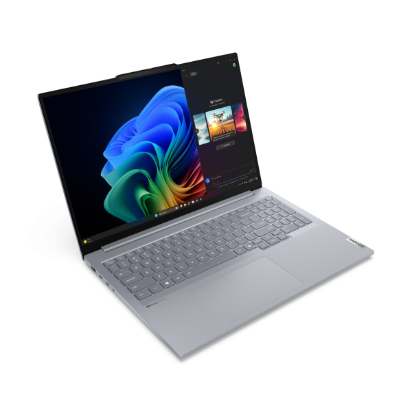 Lenovo ThinkBook 16 G7 QOY Copilot+ PC Qualcomm Snapdragon X1P-42-100 Laptop 40,6 cm (16") WUXGA 32 GB LPDDR5x-SDRAM 1 TB SSD Wi-Fi 7 (802.11be) Windows 11 Pro Duits Grijs - Afbeelding 16