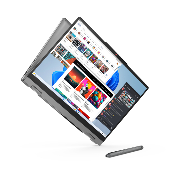 Lenovo IdeaPad 5 2-in-1 14IRH9 Intel® Core™ i7 i7-13620H Hybride (2-in-1) 35,6 cm (14") Touchscreen WUXGA 16 GB LPDDR5x-SDRAM 1 TB SSD Wi-Fi 6 (802.11ax) Windows 11 Home Duits Grijs - Afbeelding 11