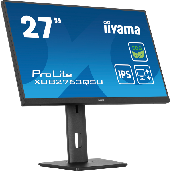 iiyama ProLite XUB2763QSU-B1 computer monitor 68,6 cm (27") 2560 x 1440 Pixels Full HD LED Zwart - Afbeelding 2