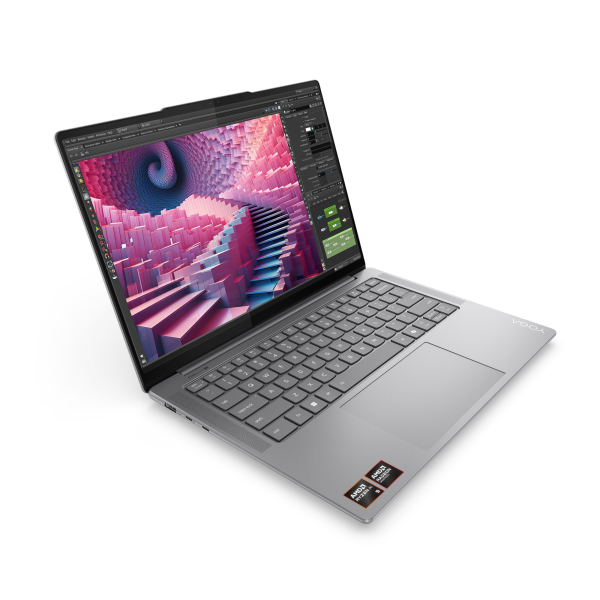 Lenovo Yoga Pro 7 14ASP9 Copilot+ PC AMD Ryzen AI 9 365 Laptop 36,8 cm (14.5") 2.8K 32 GB LPDDR5x-SDRAM 1 TB SSD Wi-Fi 6E (802.11ax) Windows 11 Pro Duits Grijs - Afbeelding 4