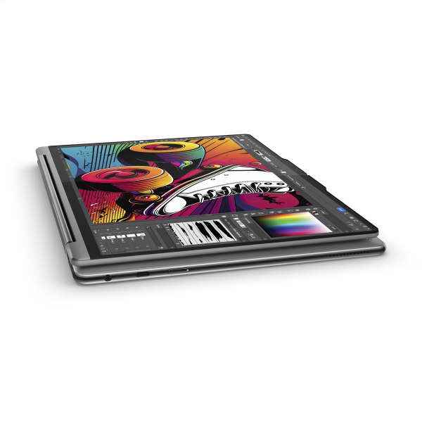 Lenovo Yoga 9 2-in-1 14IMH9 Intel Core Ultra 7 155H Hybride (2-in-1) 35,6 cm (14") Touchscreen WQUXGA 32 GB LPDDR5x-SDRAM 1 TB SSD Wi-Fi 6E (802.11ax) Windows 11 Home Duits Grijs - Afbeelding 15