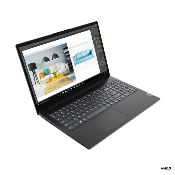 Lenovo V15 G2 ALC AMD Ryzen™ 5 5500U Laptop 39,6 cm (15.6") Full HD 8 GB DDR4-SDRAM 512 GB SSD Wi-Fi 5 (802.11ac) Windows 11 Home Engels Zwart