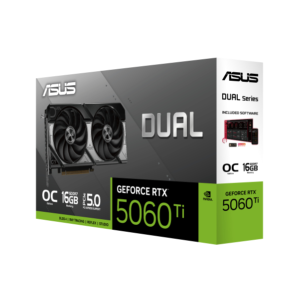 ASUS Dual -RTX5060TI-O16G NVIDIA GeForce RTX 5060 Ti 16 GB GDDR7 - Afbeelding 14