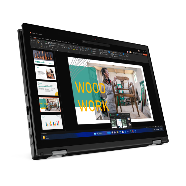 Lenovo ThinkPad L13 2-in-1 Gen 5 (Intel) Intel Core Ultra 7 165U Hybride (2-in-1) 33,8 cm (13.3") Touchscreen WUXGA 32 GB LPDDR5-SDRAM 1 TB SSD Wi-Fi 6E (802.11ax) Windows 11 Pro Duits Zwart - Afbeelding 18