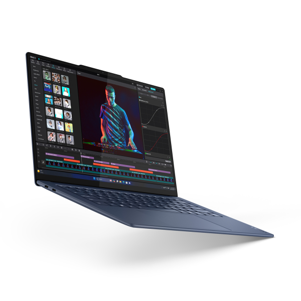 Lenovo Yoga Slim 7 14Q8X9 Copilot+ PC Qualcomm Snapdragon X1E-78-100 Laptop 36,8 cm (14.5") Touchscreen 3K 16 GB LPDDR5x-SDRAM 1 TB SSD Wi-Fi 7 (802.11be) Windows 11 Home Duits Blauw - Afbeelding 11