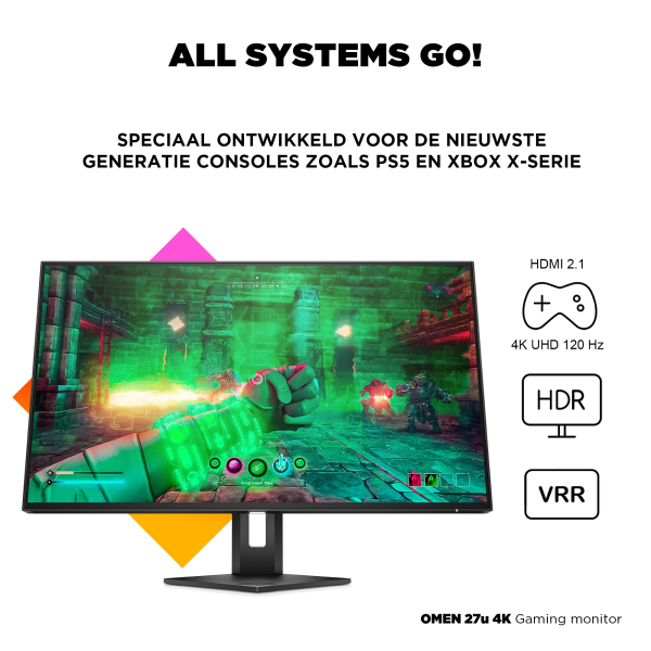 HP OMEN 27u 4K Gaming Monitor - Afbeelding 6