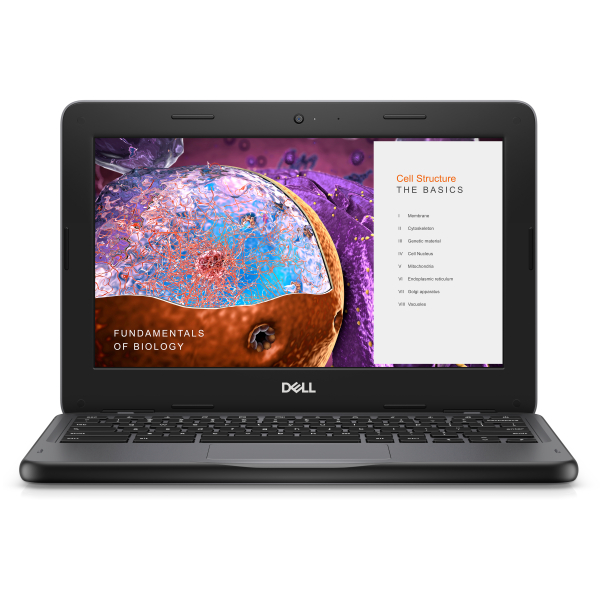 DELL Chromebook 3110 2-in-1 Intel® Celeron® N N4500 29,5 cm (11.6") Touchscreen HD 4 GB LPDDR4x-SDRAM 64 GB eMMC Wi-Fi 6 (802.11ax) ChromeOS  Zwart