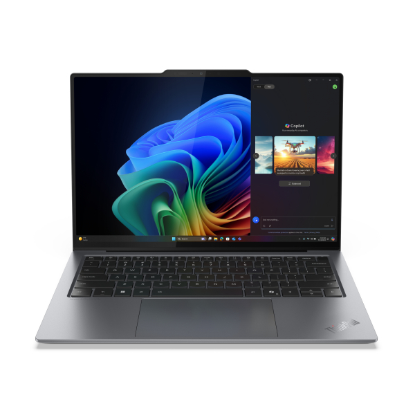 Lenovo ThinkPad X9-14 Gen 1 Copilot+ PC Intel Core Ultra 7 258V Laptop 35,6 cm (14") WUXGA 32 GB LPDDR5x-SDRAM 1 TB SSD Wi-Fi 7 (802.11be) Windows 11 Pro Duits Grijs