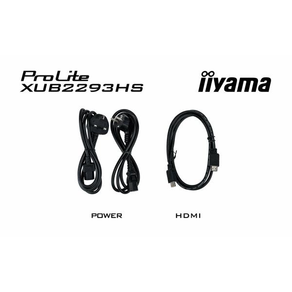 iiyama ProLite XUB2293HS-B6 computer monitor 54,6 cm (21.5") 1920 x 1080 Pixels Full HD LED Zwart - Afbeelding 6