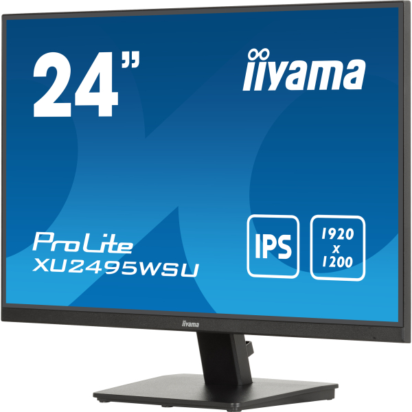 iiyama ProLite XU2495WSU-B7 computer monitor 61 cm (24") 1920 x 1200 Pixels 4K Ultra HD LED Zwart - Afbeelding 4