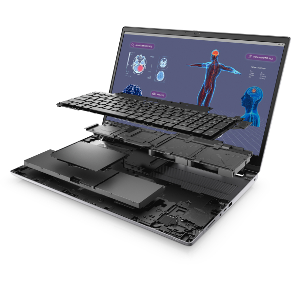 DELL Precision 7780 Intel® Core™ i7 i7-13850HX Mobiel werkstation 43,9 cm (17.3") Full HD 32 GB DDR5-SDRAM 1 TB SSD NVIDIA RTX 3500 Ada Wi-Fi 6E (802.11ax) Windows 11 Pro Duits Grijs - Afbeelding 5
