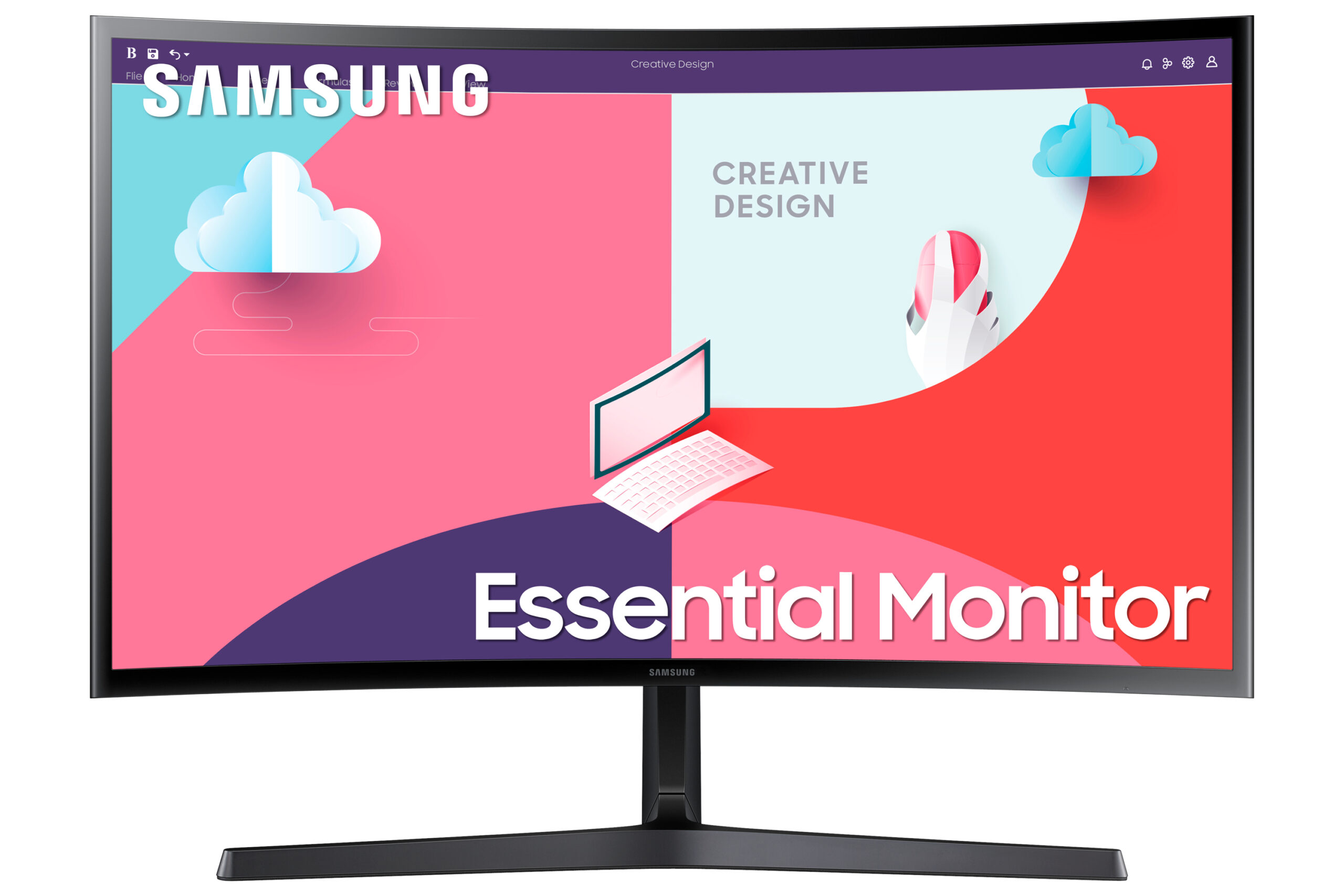 Samsung LS27C366EAU 27''| 1920x1080 VA | 75Hz | 4ms | FreeSync | Curved Monitor afbeelding