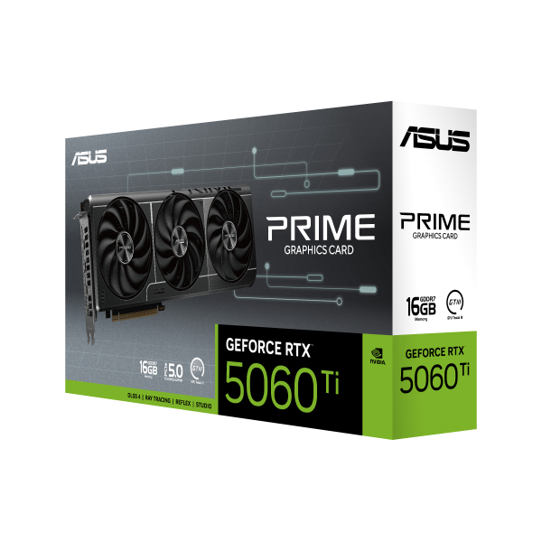 ASUS Prime -RTX5060TI-16G NVIDIA GeForce RTX 5060 Ti 16 GB GDDR7 - Afbeelding 9
