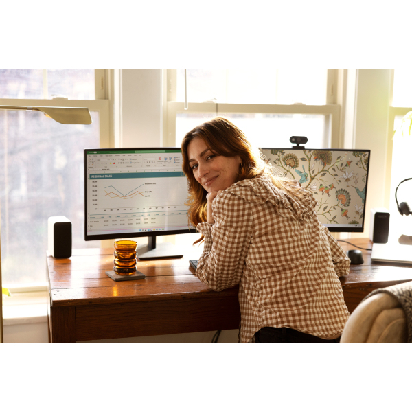 HP P24h G5 FHD Monitor computer monitor 60,5 cm (23.8") 1920 x 1080 Pixels Full HD Zwart - Afbeelding 10