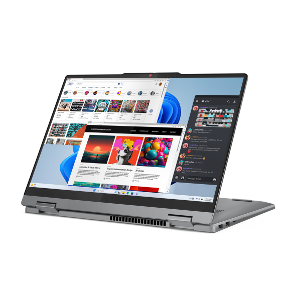 Lenovo IdeaPad 5 2-in-1 14IRH9 Intel® Core™ i7 i7-13620H Hybride (2-in-1) 35,6 cm (14") Touchscreen WUXGA 16 GB LPDDR5x-SDRAM 1 TB SSD Wi-Fi 6 (802.11ax) Windows 11 Home Duits Grijs - Afbeelding 10