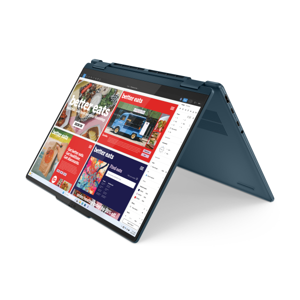 Lenovo Yoga 7 2-in-1 14IML9 Intel Core Ultra 5 125H Hybride (2-in-1) 35,6 cm (14") Touchscreen WUXGA 16 GB LPDDR5x-SDRAM 1 TB SSD Wi-Fi 6E (802.11ax) Windows 11 Home Duits Blauwgroen - Afbeelding 14