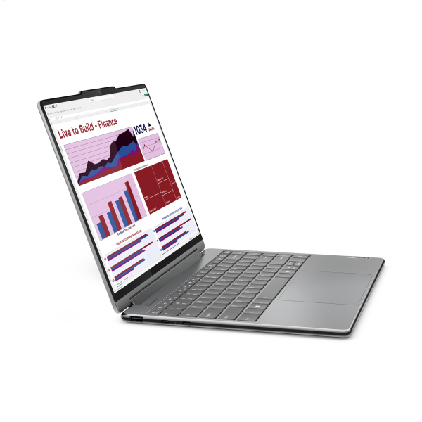 Lenovo Yoga 9 2-in-1 14IMH9 Intel Core Ultra 7 155H Hybride (2-in-1) 35,6 cm (14") Touchscreen WQUXGA 32 GB LPDDR5x-SDRAM 1 TB SSD Wi-Fi 6E (802.11ax) Windows 11 Home Duits Grijs - Afbeelding 13