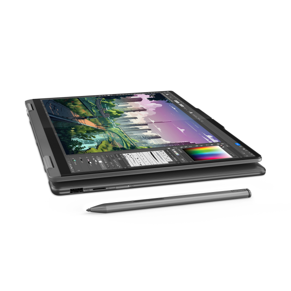 Lenovo Yoga 7 2-in-1 14AHP9 AMD Ryzen™ 5 PRO 8640HS Hybride (2-in-1) 35,6 cm (14") Touchscreen WUXGA 16 GB LPDDR5x-SDRAM 1 TB SSD Wi-Fi 6E (802.11ax) Windows 11 Home Duits Grijs - Afbeelding 15