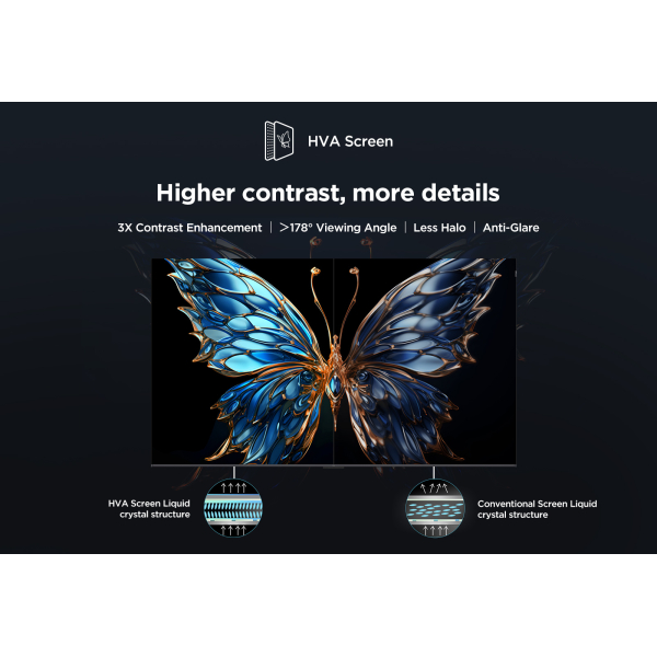 TCL 43P7K 43" | Ultra HD 4K QLED Smart TV (2025) | Google TV + Wifi | Dolby Vision & HDR10 | Quantum Dot Technologie | 60Hz - Afbeelding 10