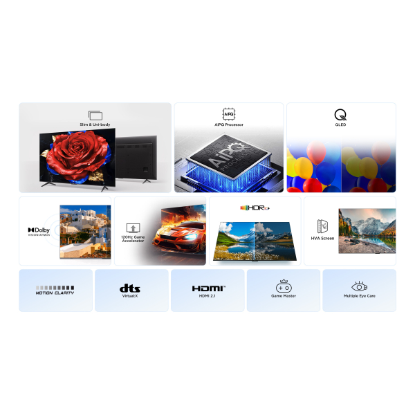 TCL 4K Smart Android QLED TV 50P79K (2025) 50″ - Afbeelding 10