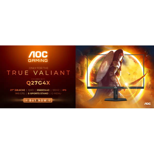 AOC Q27G4X LED display 68,6 cm (27") 2560 x 1440 Pixels Quad HD LCD Zwart - Afbeelding 15