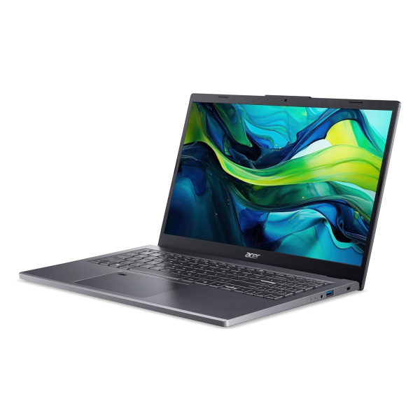Acer Aspire A15-51M-55AY Intel Core 5 120U Laptop 39,6 cm (15.6") Quad HD 16 GB LPDDR5-SDRAM 512 GB SSD Wi-Fi 6E (802.11ax) Windows 11 Home Duits Grijs - Afbeelding 3
