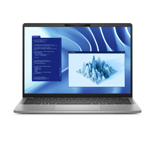 DELL Latitude 7455 Qualcomm Snapdragon X1E-80-100 Laptop 35,6 cm (14") Touchscreen Quad HD+ 32 GB LPDDR5x-SDRAM 512 GB SSD Wi-Fi 7 (802.11be) Windows 11 Pro  Grijs - Afbeelding 2