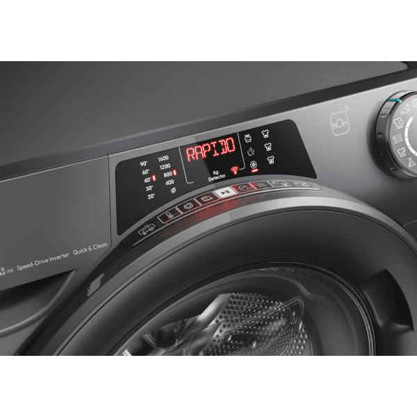 Candy RapidÓ RO6106DWMRR7/1-S wasmachine Voorbelading 10 kg 1600 RPM Antraciet - Afbeelding 9