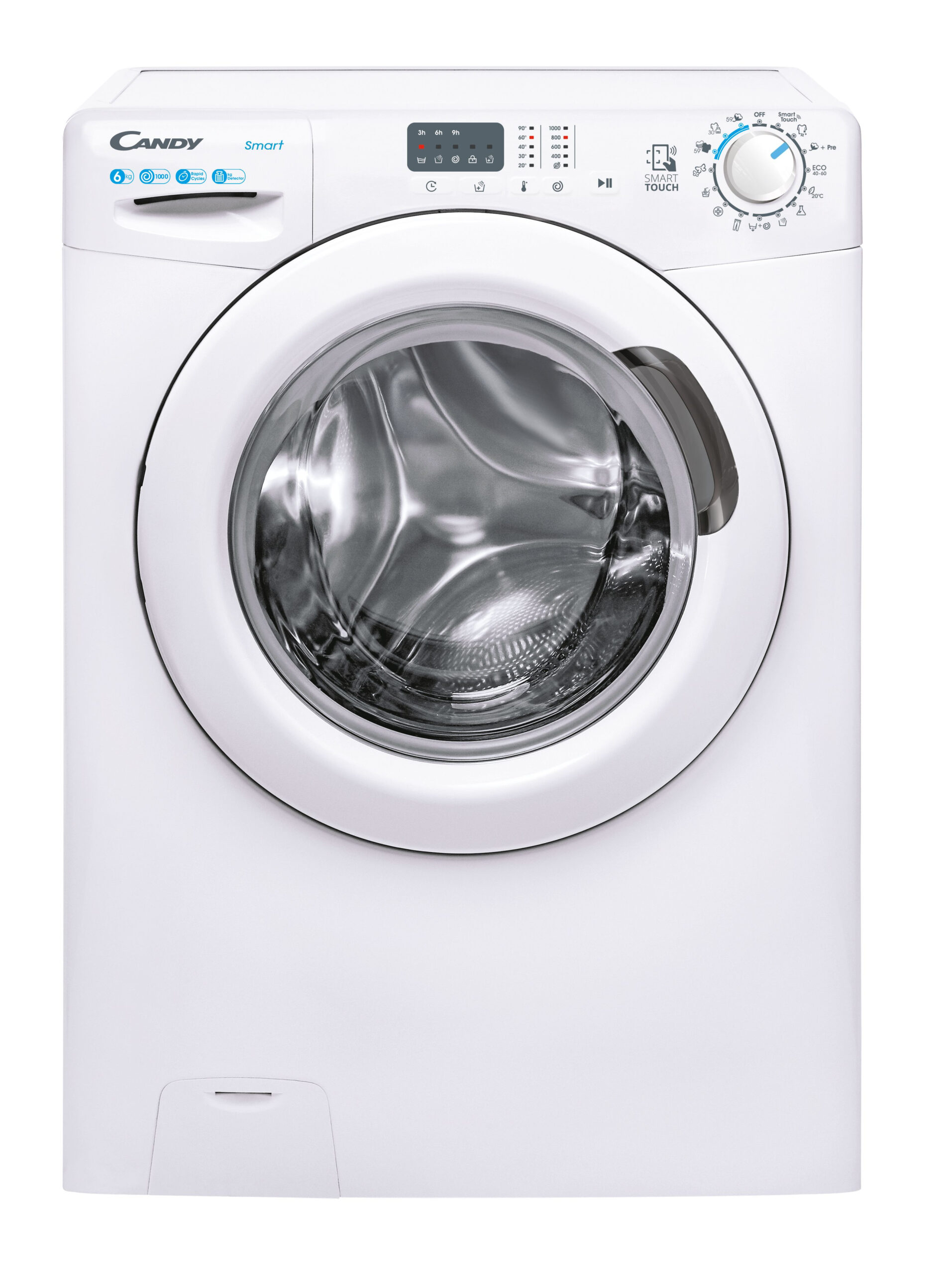 Candy Smart CS4 1061DE/1-S wasmachine Voorbelading 6 kg 1000 RPM Wit afbeelding