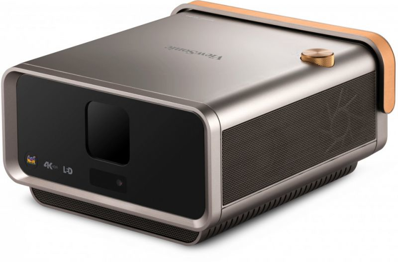 Viewsonic X11-4K beamer/projector Projector met normale projectieafstand LED UHD 4K (3840x2160) 3D Zwart, Lichtbruin, Zilver afbeelding