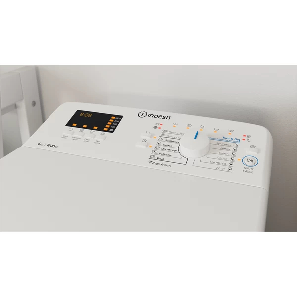 Indesit BTW S60400 EU/N wasmachine Bovenbelading 6 kg 1000 RPM Wit - Afbeelding 9