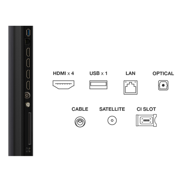 TCL C6K 55C6K tv 139,7 cm (55") 4K Ultra HD Smart TV Wifi Metallic - Afbeelding 5