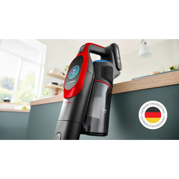 Bosch BCS1041PET steelstofzuiger & elektrische bezem Batterij/Accu Droog HEPA Zakloos 0,4 l 23,5 W Zwart, Rood 4 Ah - Afbeelding 18