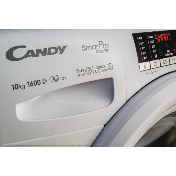 Candy Smart Pro Inverter CO 4104TWM/1-S wasmachine Voorbelading 10 kg 1400 RPM Wit - Afbeelding 19