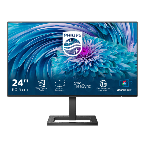 Philips E Line 242E2FA/00 computer monitor 60,5 cm (23.8") 1920 x 1080 Pixels Full HD LCD Zwart - Afbeelding 2