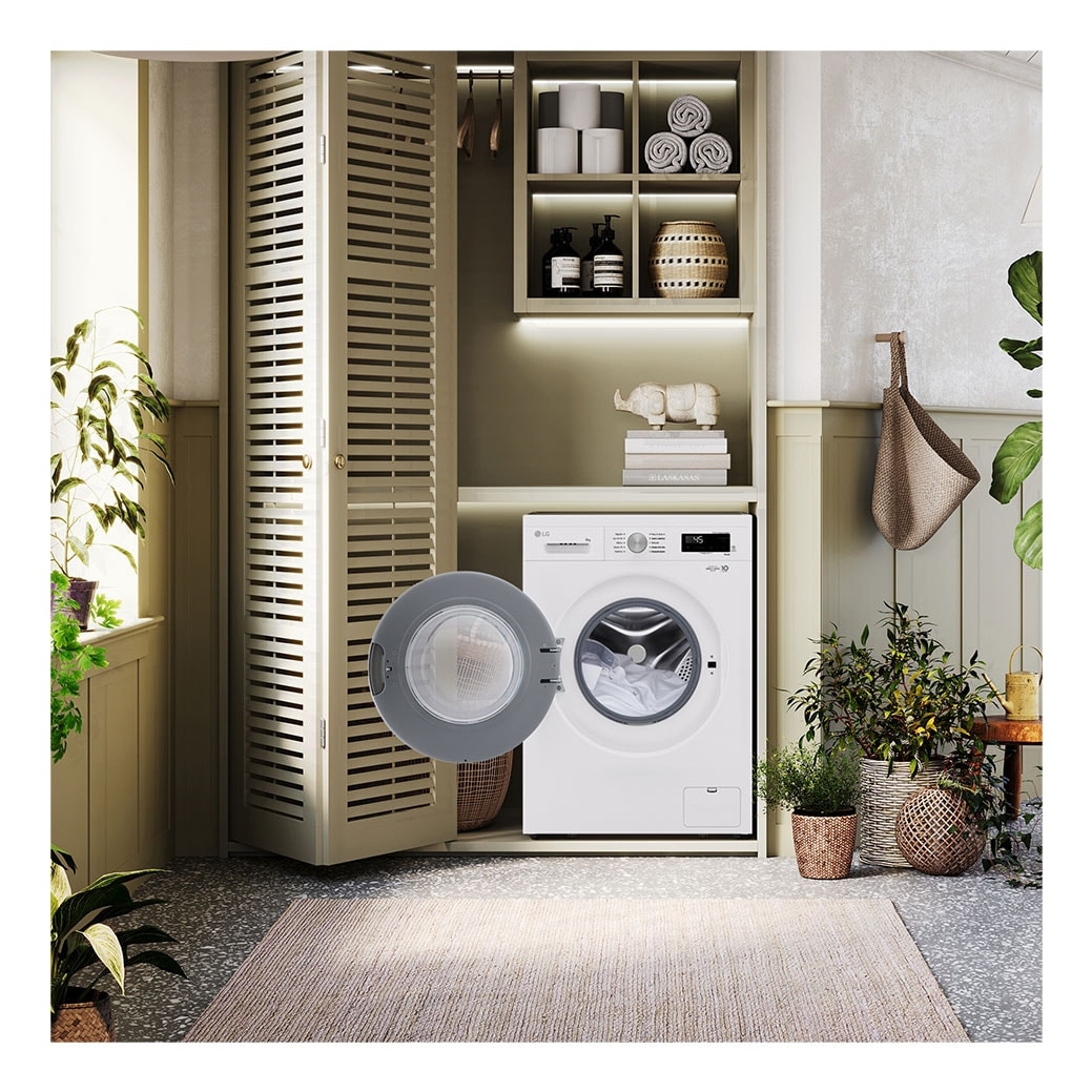 LG F4X1008NWH wasmachine Voorbelading 8 kg 1400 RPM Wit - Afbeelding 8